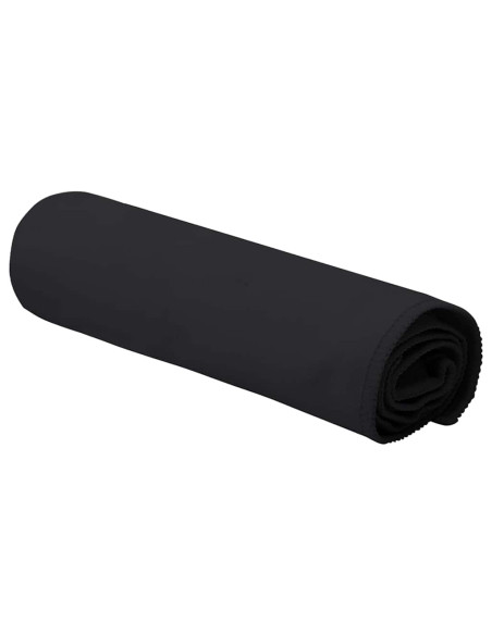 Asciugamani Sportivi 2 pcs Nero 50 x 30 cm