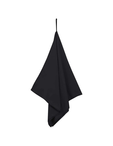 Asciugamani Sportivi 2 pcs Nero 100 x 50 cm