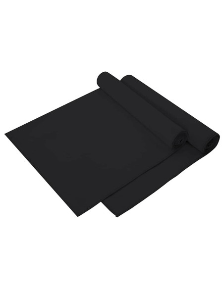 Asciugamani Sportivi 2 pcs Nero 140 x 70 cm
