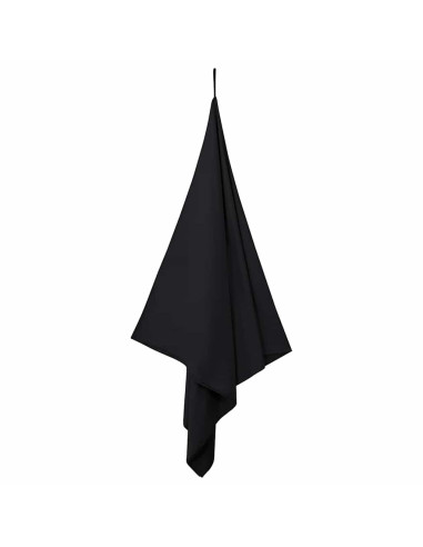 Asciugamani Sportivi 2 pcs Nero 200 x 100 cm