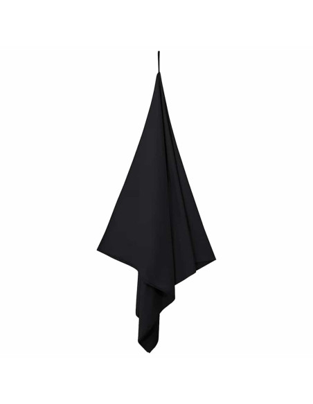 Asciugamani Sportivi 2 pcs Nero 200 x 100 cm
