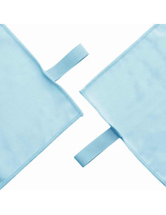 Asciugamani Sportivi 2 pcs Blu 50 x 30 cm
