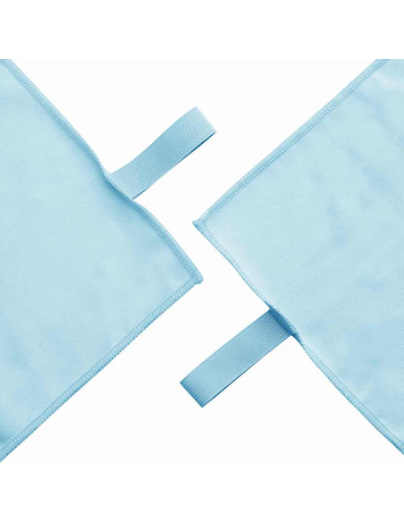 Asciugamani Sportivi 2 pcs Blu 50 x 30 cm