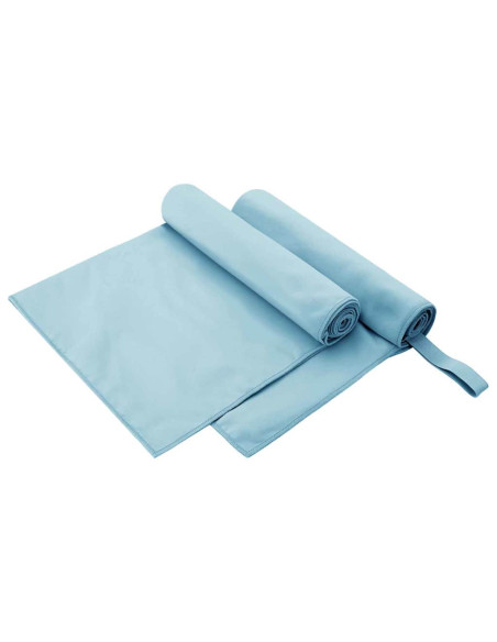 Asciugamani Sportivi 2 pcs Blu 100 x 50 cm