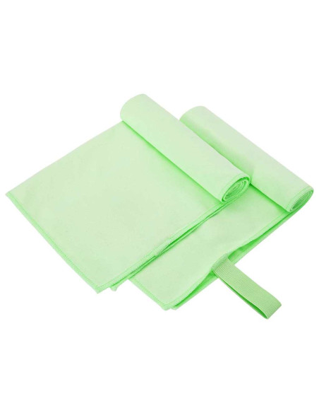 Asciugamani Sportivi 2 pcs Verde 50 x 30 cm