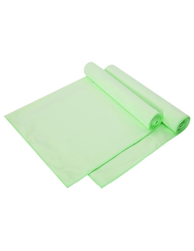 Asciugamani Sportivi 2 pcs Verde 140 x 70 cm