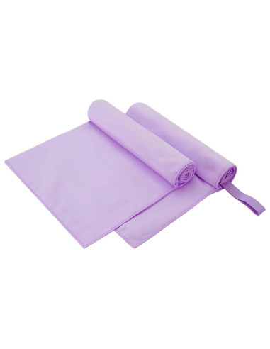 Asciugamani Sportivi 2 pcs Viola 100 x 50 cm