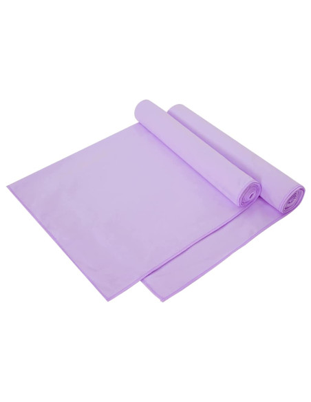 Asciugamani Sportivi 2 pcs Viola 140 x 70 cm