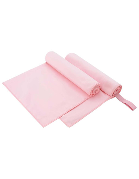 Asciugamani Sportivi 2 pcs Rosa 100 x 50 cm