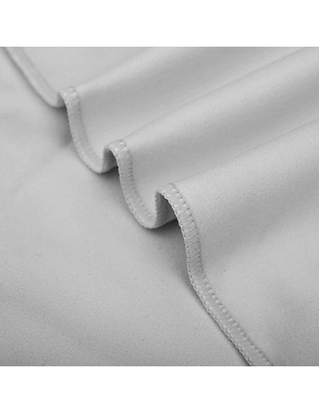 Set di Asciugamani Sportivi 2 pcs Grigio Tessuto