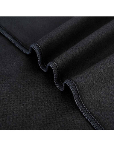 Asciugamani per Sedia Outdoor 2 pcs Nero 130 x 60 cm