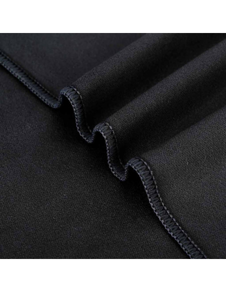 Asciugamani per Sedia Outdoor 2 pcs Nero 130 x 60 cm