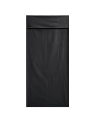Asciugamani per Sedia Outdoor 2 pcs Nero 130 x 60 cm