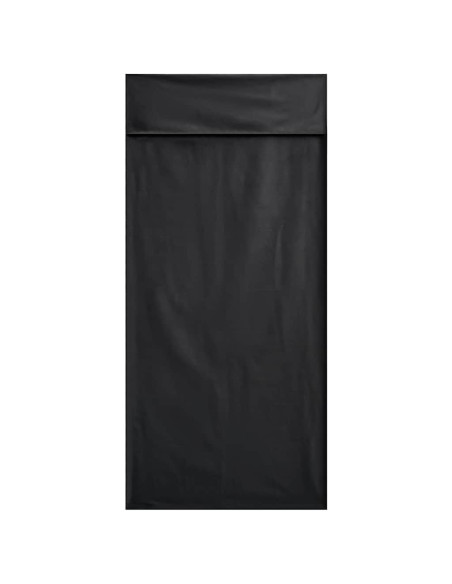 Asciugamani per Sedia Outdoor 2 pcs Nero 130 x 60 cm