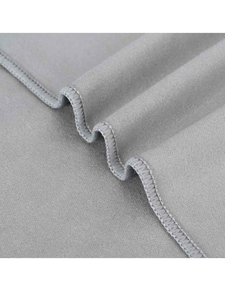 Asciugamani per Sedia Outdoor 2 pcs Grigio scuro 130 x 60 cm