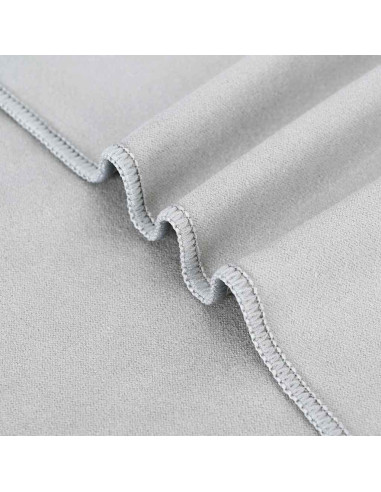 Asciugamani per Sedia Outdoor 2 pcs Grigio 130 x 60 cm