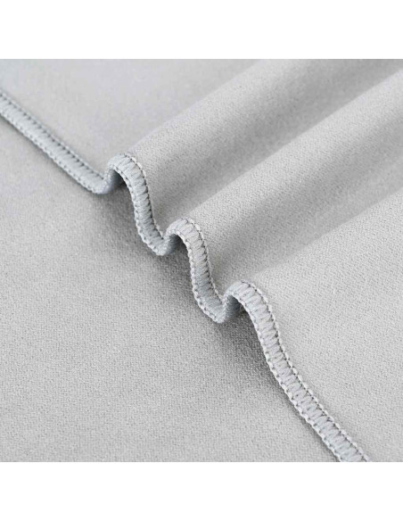 Asciugamani per Sedia Outdoor 2 pcs Grigio 130 x 60 cm