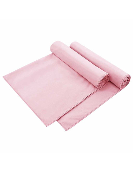 Asciugamani per Sedia Outdoor 2 pcs Rosa 130 x 60 cm