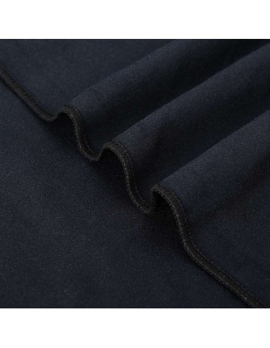 Asciugamani per lettino 2 pcs Nero 210 x 75 cm