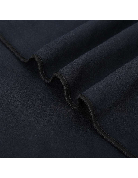 Asciugamani per lettino 2 pcs Nero 210 x 75 cm