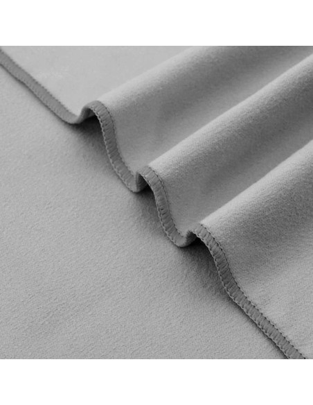 Asciugamani per lettino 2 pcs Grigio scuro 210 x 75 cm