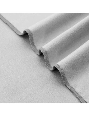 Asciugamani per lettino 2 pcs Grigio 210 x 75 cm