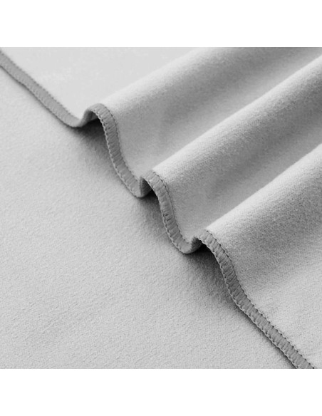 Asciugamani per lettino 2 pcs Grigio 210 x 75 cm