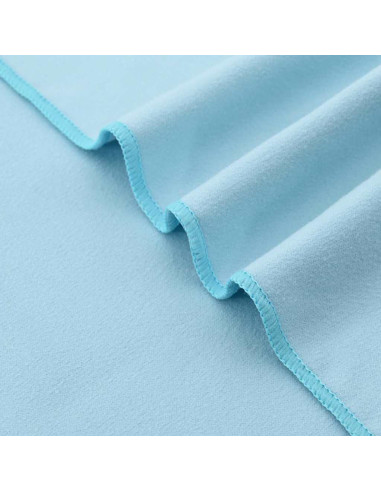 Asciugamani per lettino 2 pcs Blu 210 x 75 cm