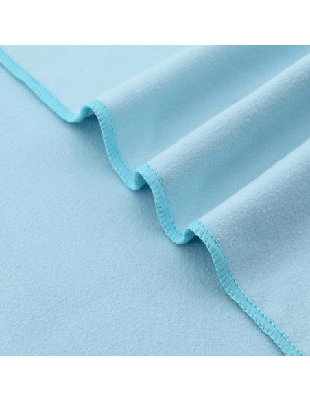 Asciugamani per lettino 2 pcs Blu 210 x 75 cm