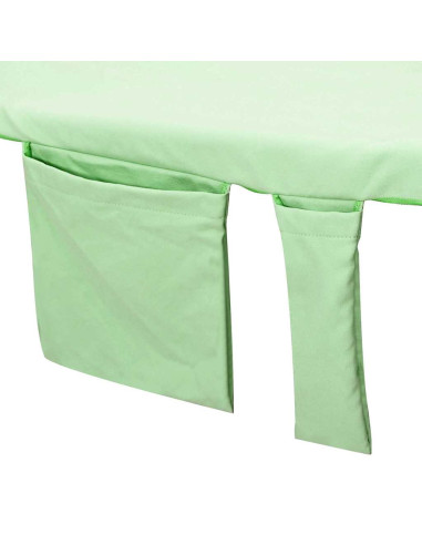 Asciugamani per lettino 2 pcs Verde 210 x 75 cm