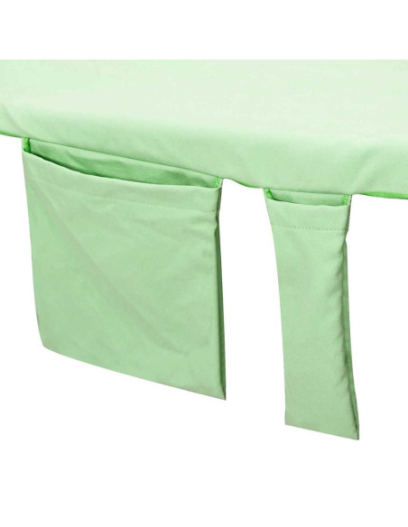 Asciugamani per lettino 2 pcs Verde 210 x 75 cm