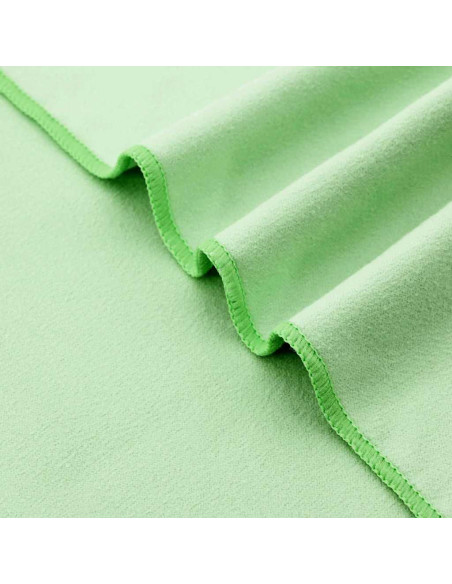 Asciugamani per lettino 2 pcs Verde 210 x 75 cm