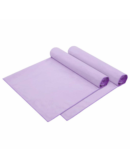 Asciugamani per lettino 2 pcs Viola 210 x 75 cm