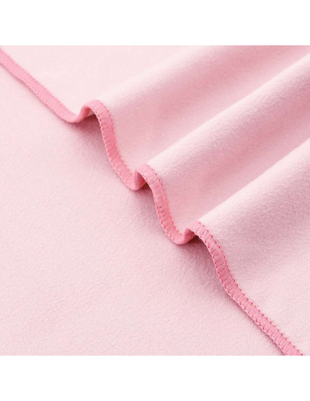 Asciugamani per lettino 2 pcs Rosa 210 x 75 cm