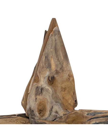 Stella di Natale Marrone 60 x 5 x 75 cm Legno di teak solido