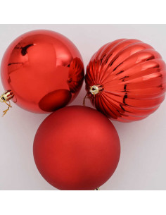 Set di Palle di Natale 4 pcs Rosso