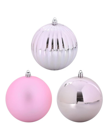 Set di Palle di Natale 9 pcs Rosa