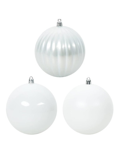 Set di Palle di Natale 3 pcs Bianco