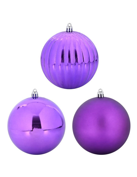 Set di Palle di Natale 9 pcs Lillà