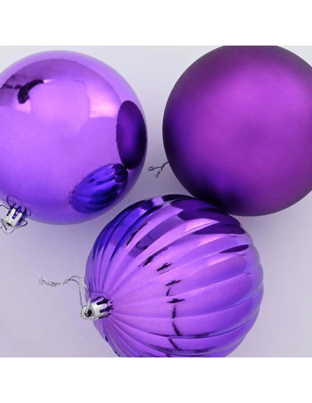 Set di Palle di Natale 3 pcs Lillà