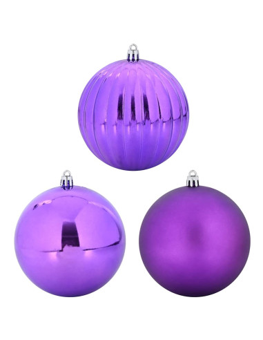 Set di Palle di Natale 3 pcs Lillà