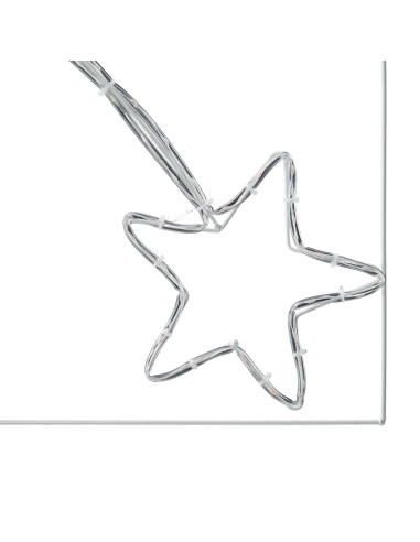 Stella di Natale con 432 LED Multicolore 180 x 57 cm PVC