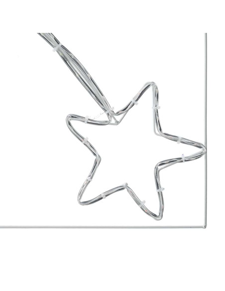 Stella di Natale con 432 LED Multicolore 180 x 57 cm PVC