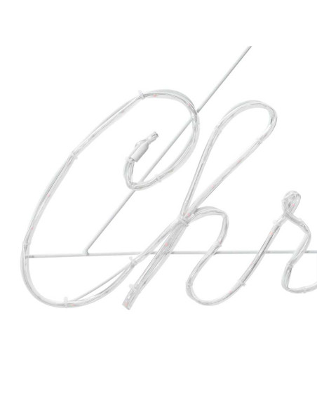 Insegna di Natale con 216 LED Rosso 99 x 55 x 13 cm Ferro