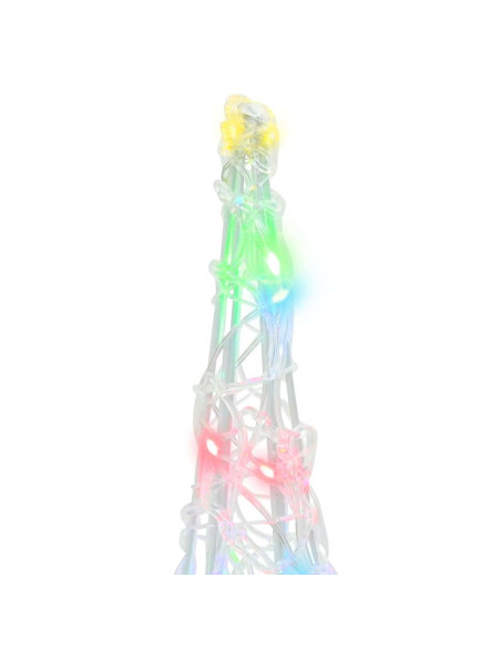 Albero di Natale 3 pcs Multicolore 20 x 20 x 80 cm Acrilico