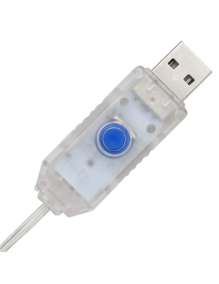 Testa di Renna con 140 LED Bianco freddo 60 cm Acrilico