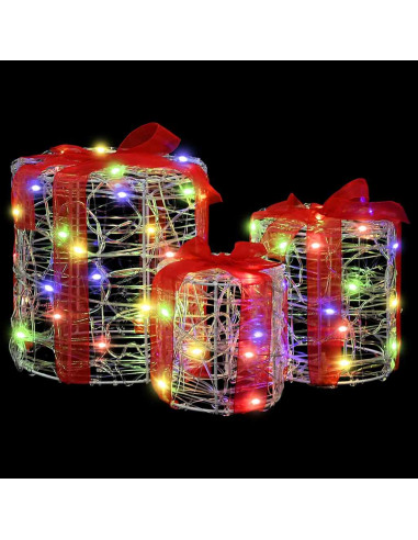 Decorazione Scatola Regalo 3 pcs colorato 20 x 20 x 21 cm