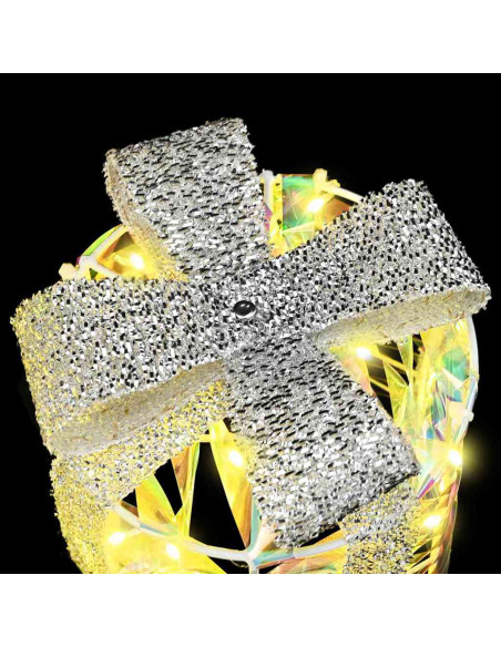 Decorazione Scatola Regalo con 60 LED 3 pcs Bianco caldo PET Decorazione Scatola Regalo con 60 LED 3 pcs Bianco caldo PET