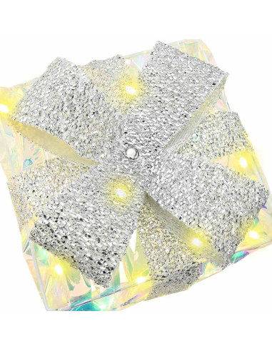 Scatola Regalo 3 pcs Bianco caldo 20 x 20 x 20 cm PET