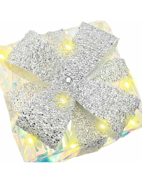 Scatola Regalo 3 pcs Bianco caldo 20 x 20 x 20 cm PET Scatola Regalo 3 pcs Bianco caldo 20 x 20 x 20 cm PET